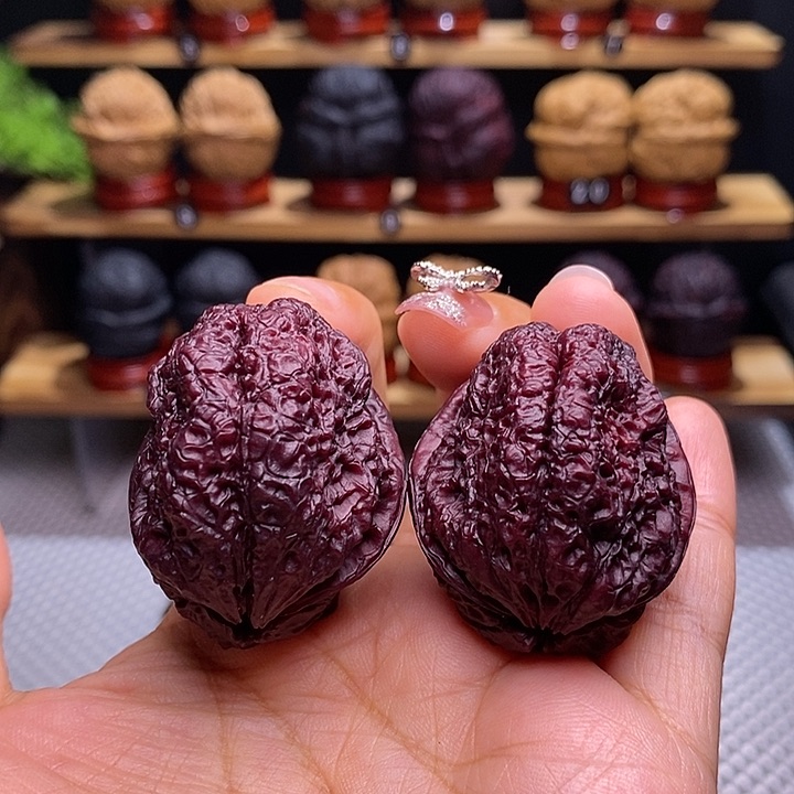 文玩核桃把件蝴蝶蟾16