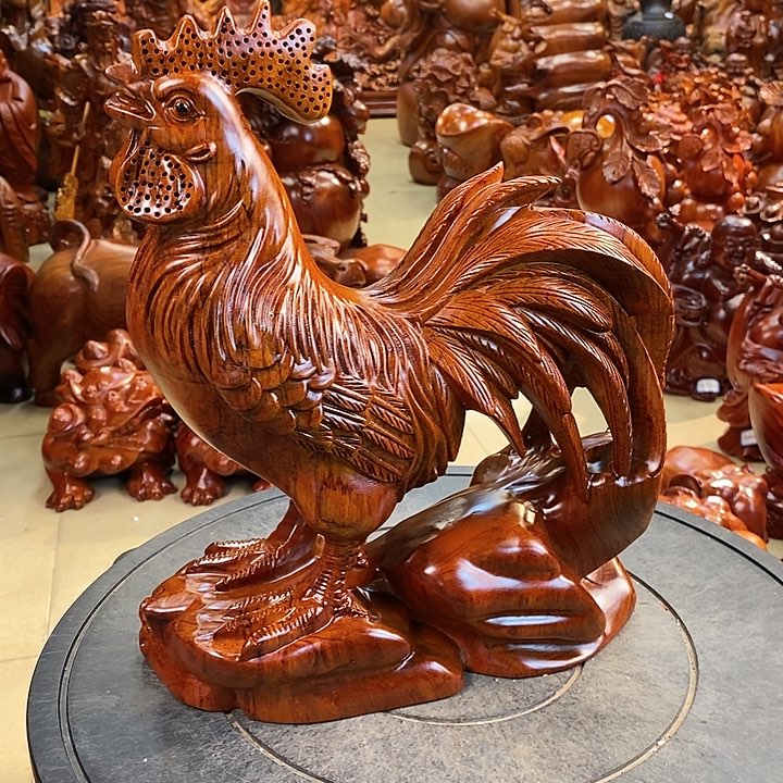 花梨木类天**情小巴花梨木金鸡