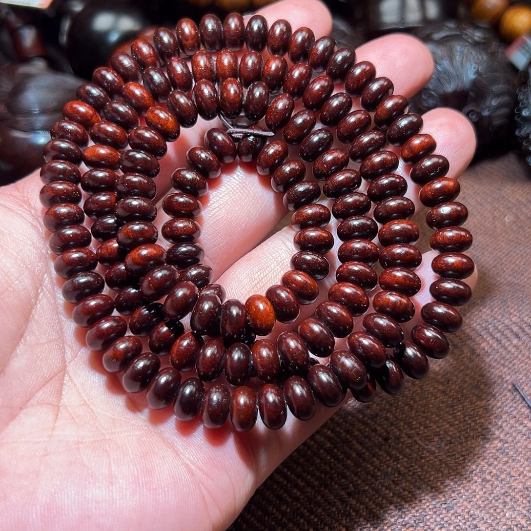 檀香紫檀（小叶紫檀）无事牌好的0.9