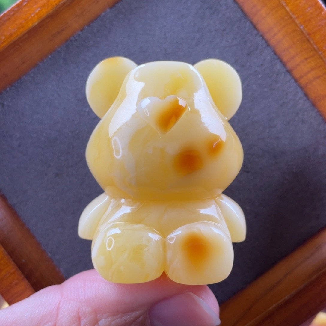 琥珀颈饰未镶嵌蜜蜡吊坠