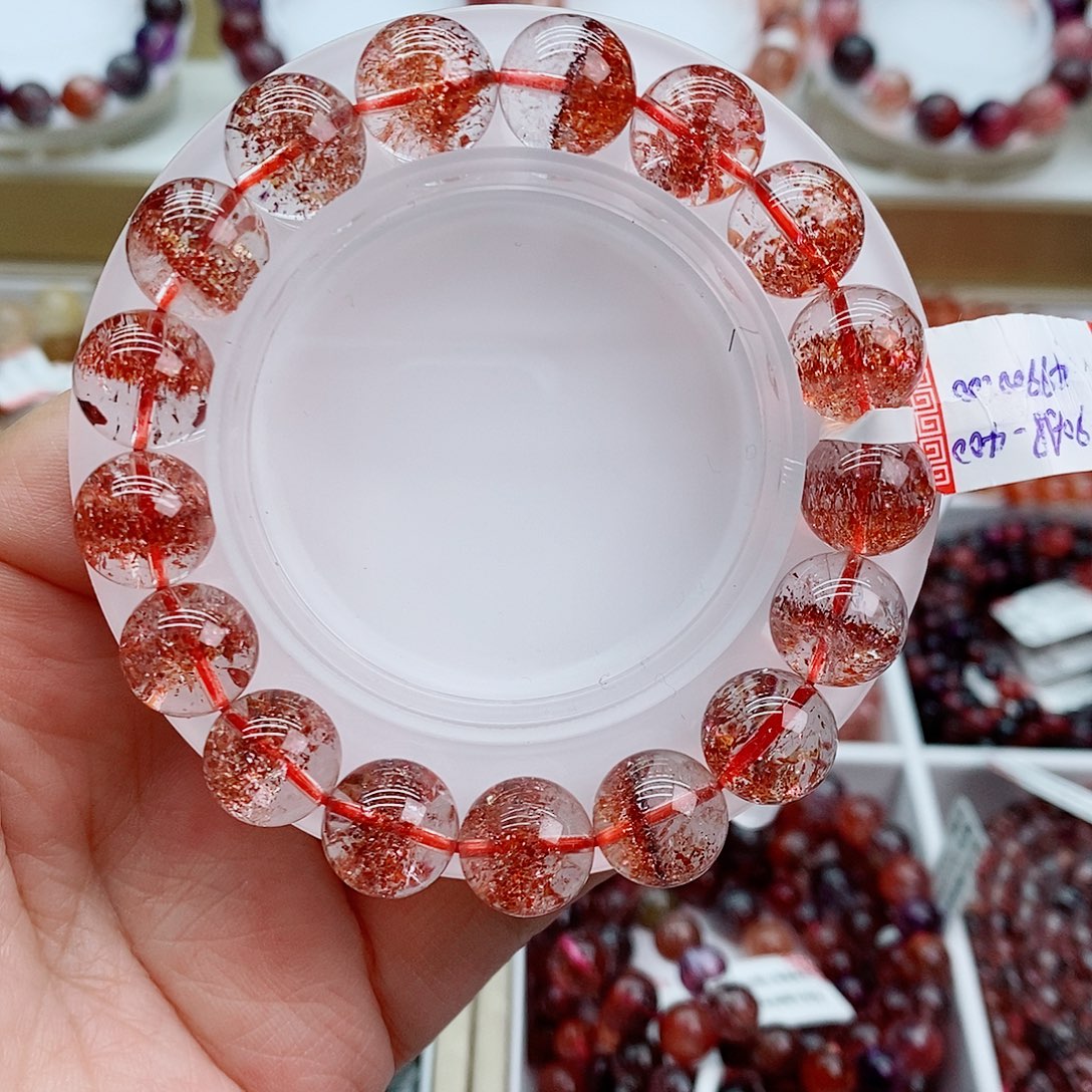 未镶嵌手链水晶金草莓