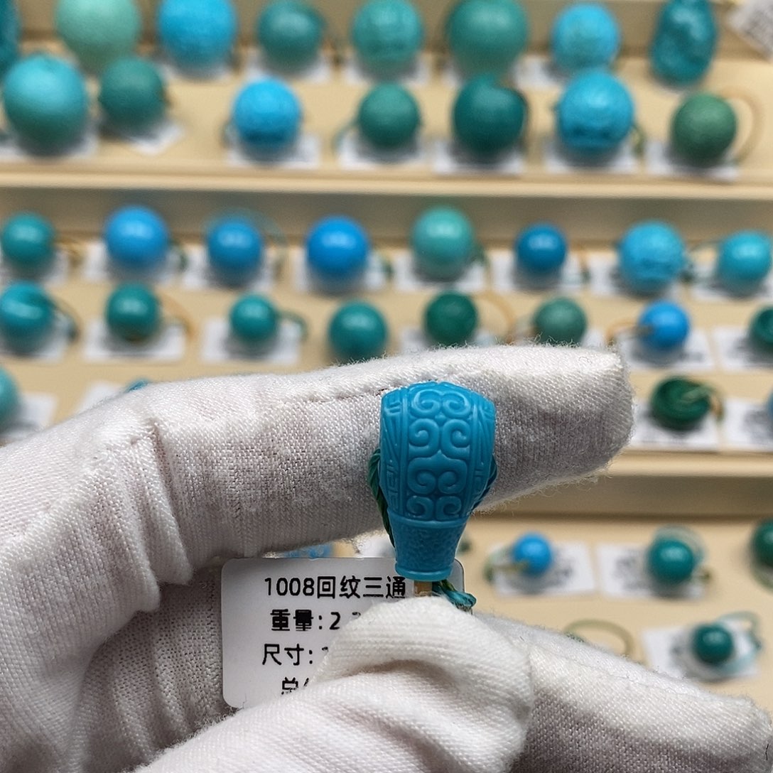 绿松石未镶嵌绿松石高瓷小配饰