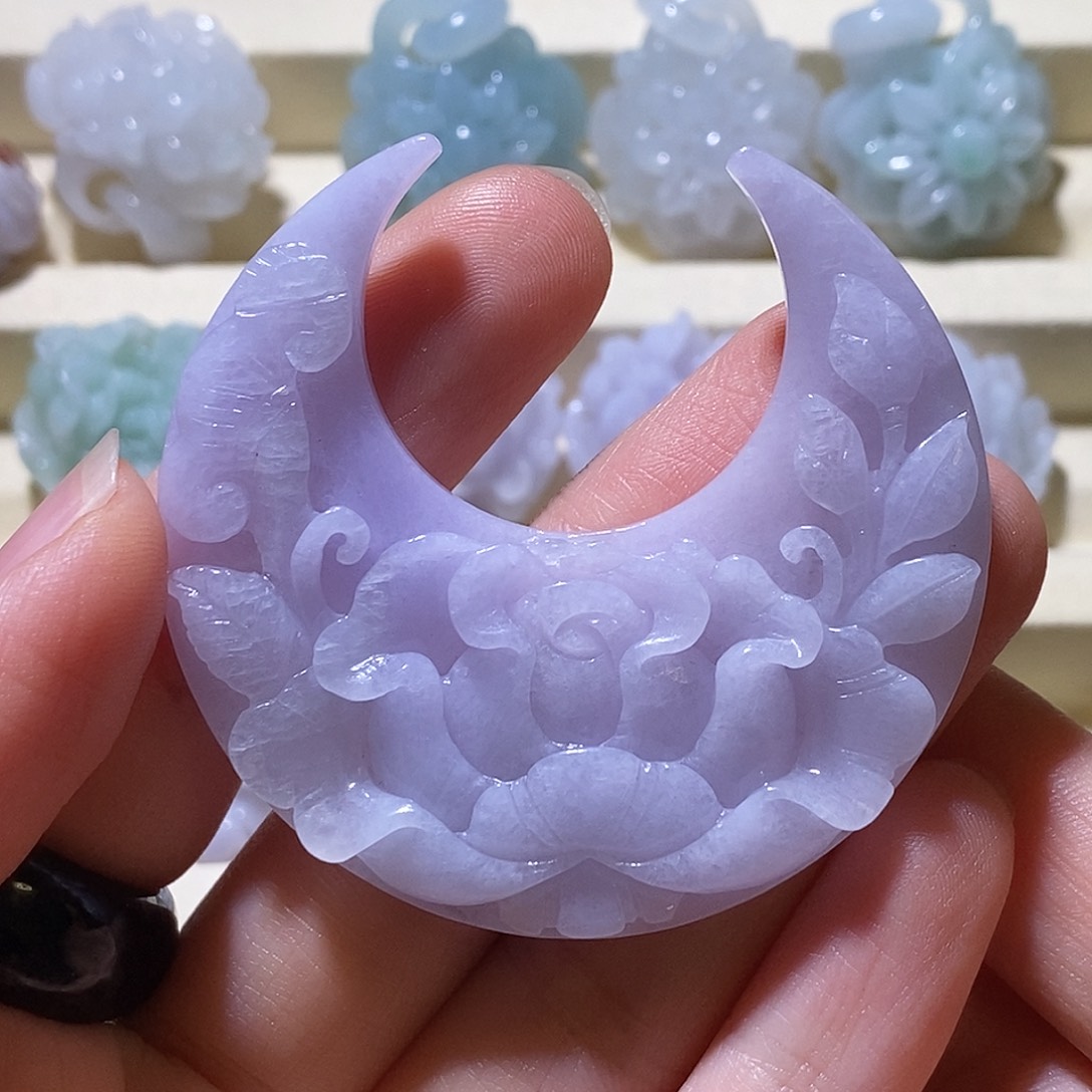 清***）翡翠散珠未镶嵌翡翠