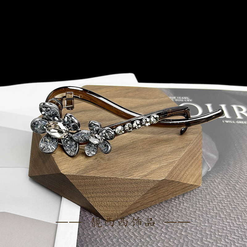 【LXX靓西西】7050 时尚双生花优雅感11厘米扭扭夹