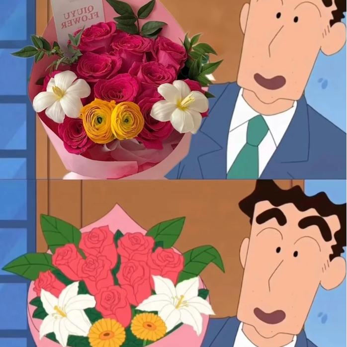 【送给美伢的花】美伢同款花束鲜花小时达的同城配送花上门生日团购