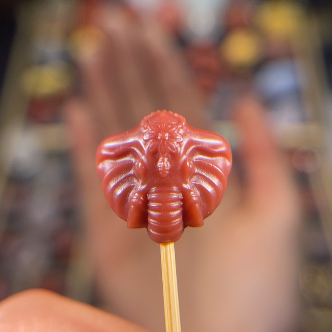 玛瑙/玉髓盐源 象神未镶嵌不退不换