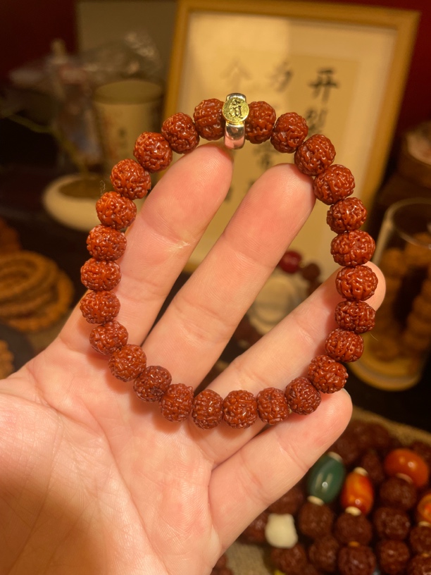 单圈小金刚手串满肉玉化树王原创设计金标款