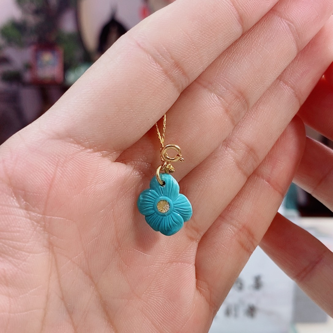 未镶嵌绿松石珠宝奇石