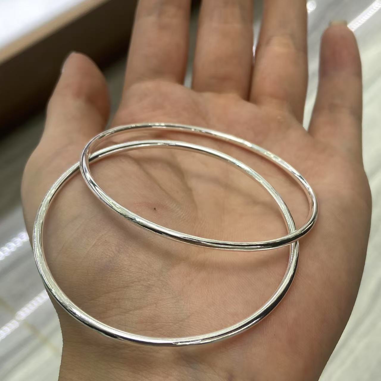 足银银制品 【星浩珠宝】足银手镯5-2T69L575【53-62】