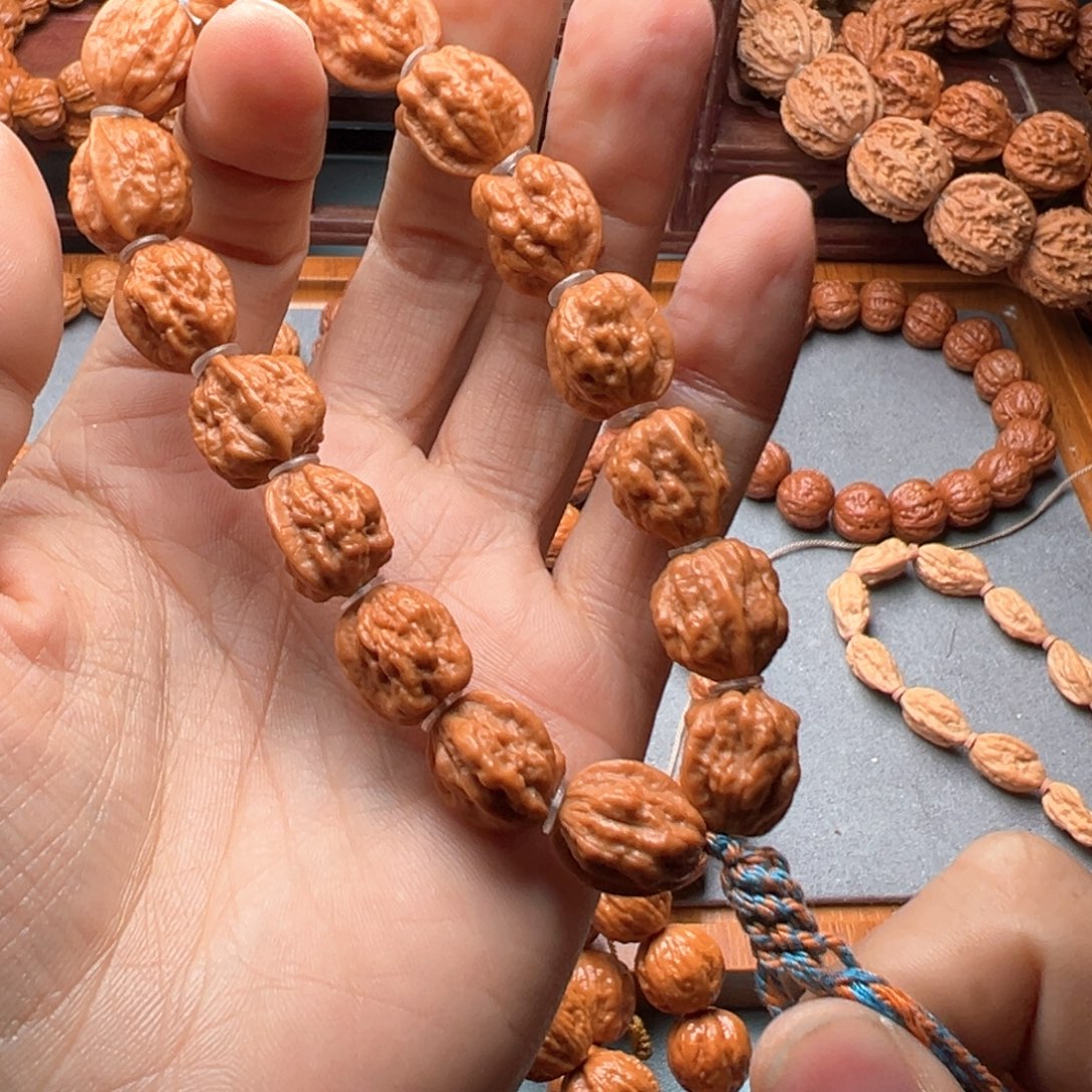 山***森手串文玩核桃14蛤蟆头