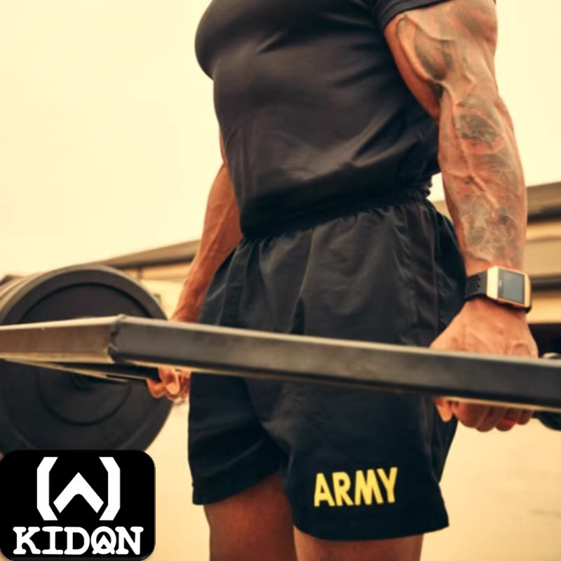 美国KIDON战术体能训练PT短裤PFS排汗速干高弹力健身撸铁长跑短裤