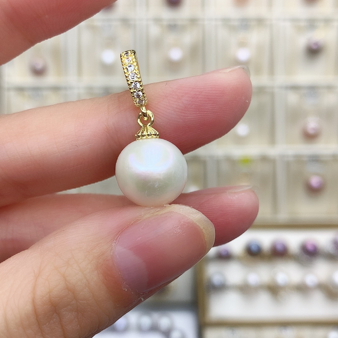 淡水珍珠颈饰合金