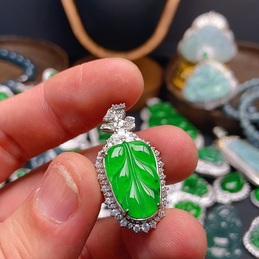 翡翠吊坠(不含链)未镶嵌756吊坠