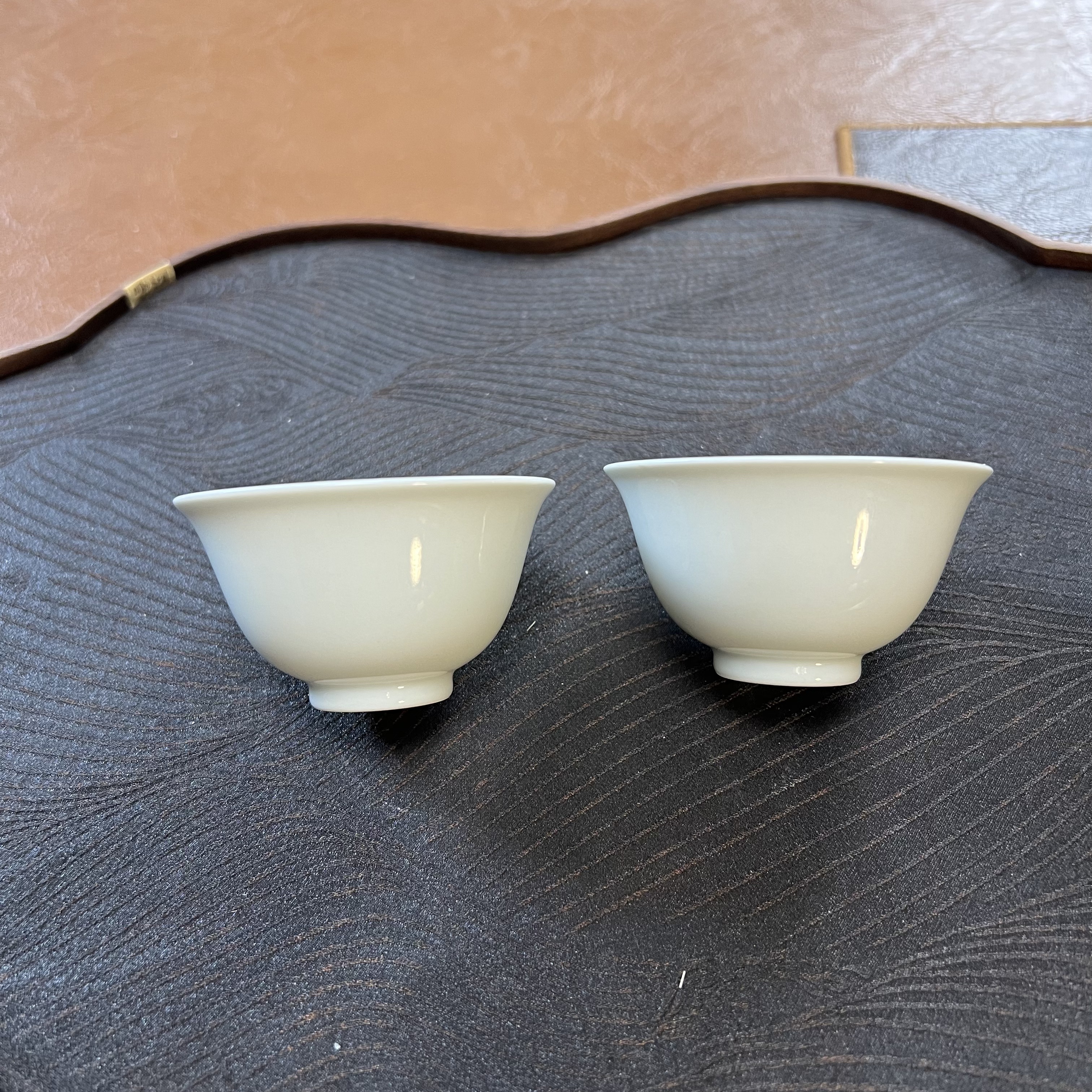 艺家仁白瓷单杯手绘白胎杯主人杯手工陶瓷纯白茶杯品茗杯茶具家用