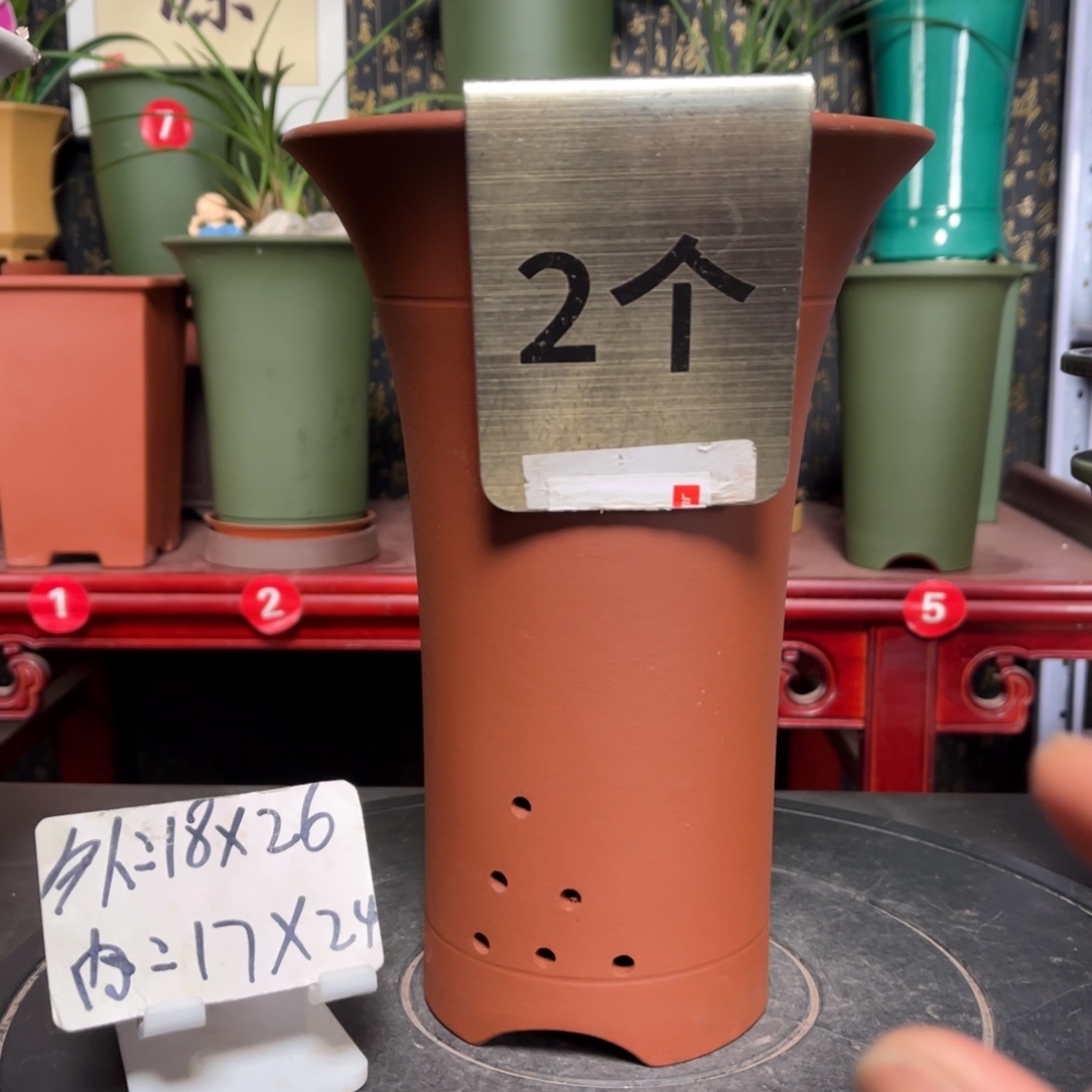 紫砂花盆紫砂花盆