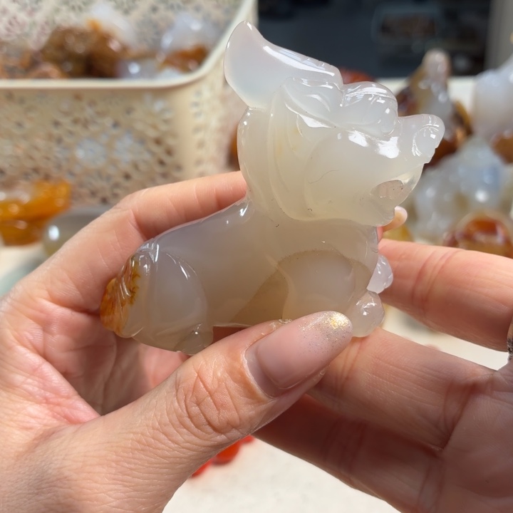 玛瑙/玉髓未镶嵌吊坠(不含链)