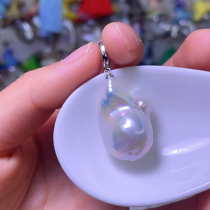 合金淡水珍珠颈饰28