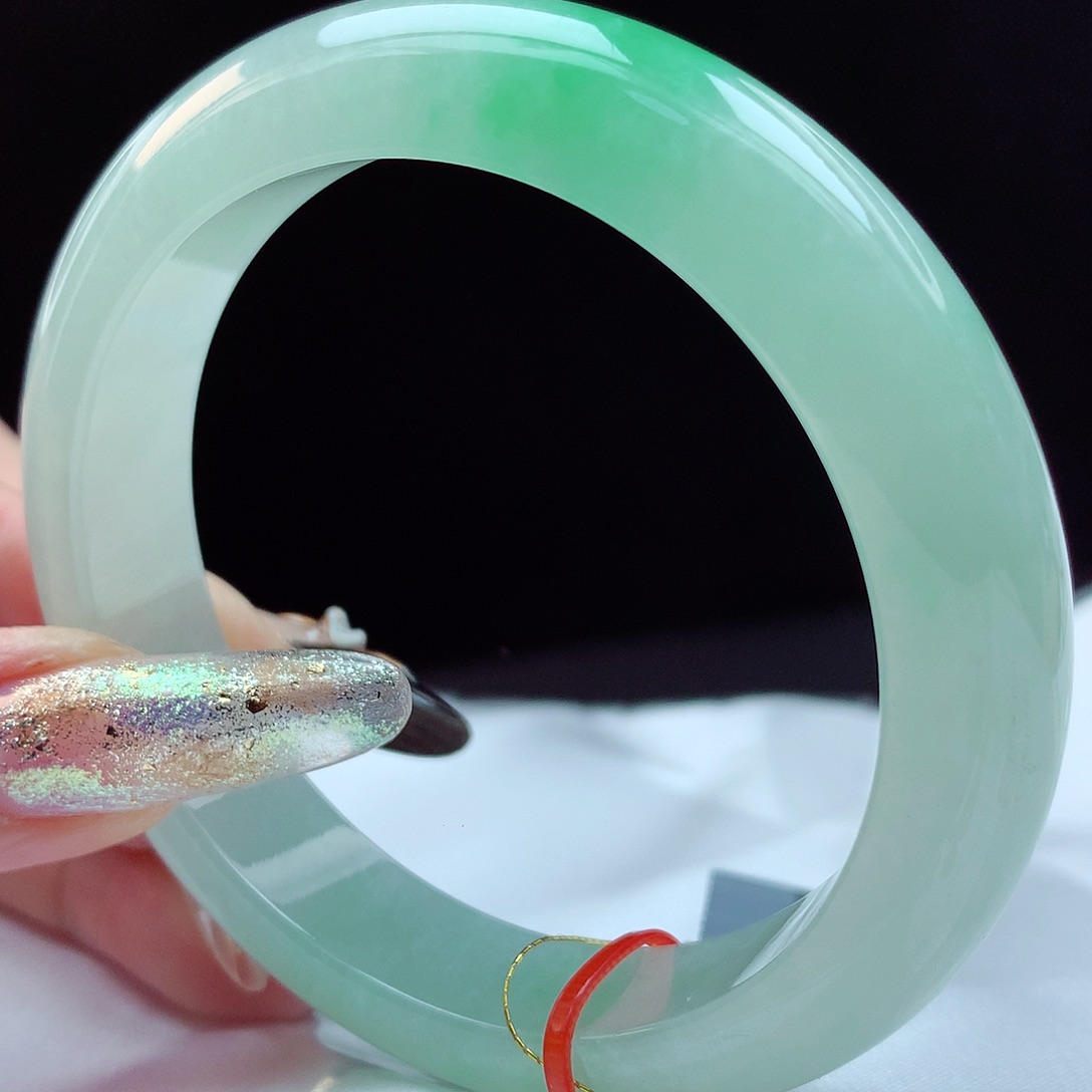 未镶嵌手镯翡翠56圈4883