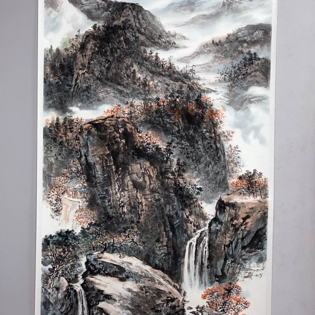 国画黄桂明大六尺精品佳作