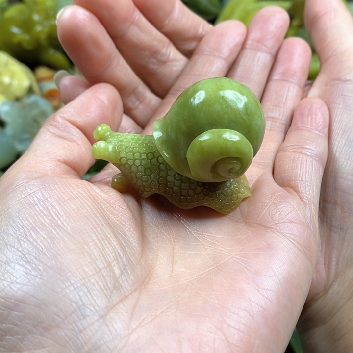 蛇纹石玉手把未镶嵌A****田