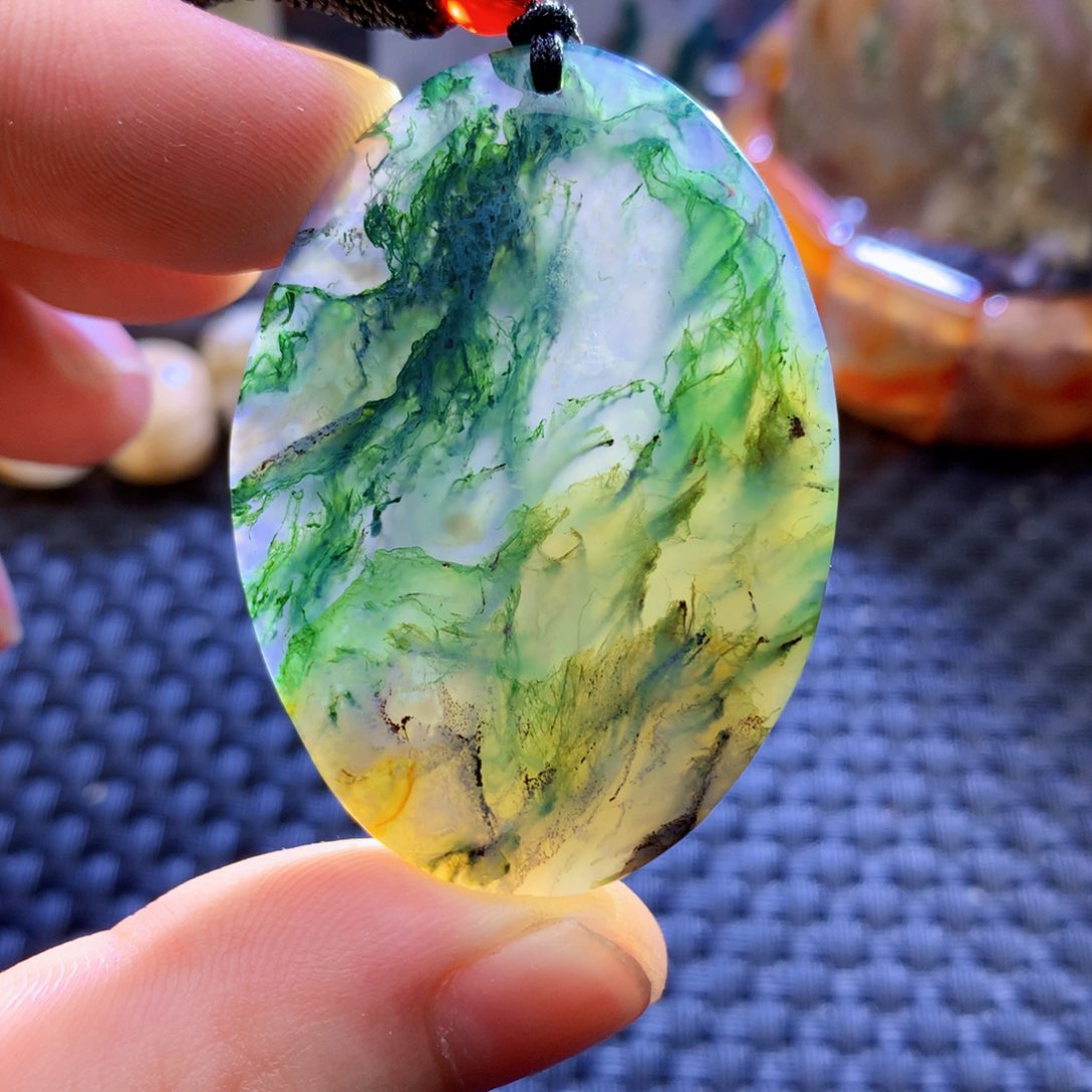 未镶嵌颈饰玛瑙/玉髓今**心