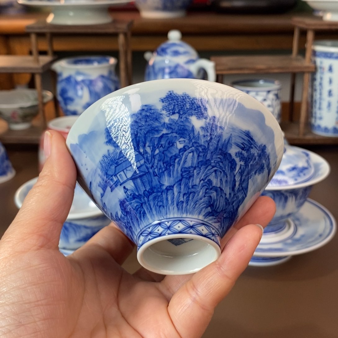 景德镇陶瓷手工手绘