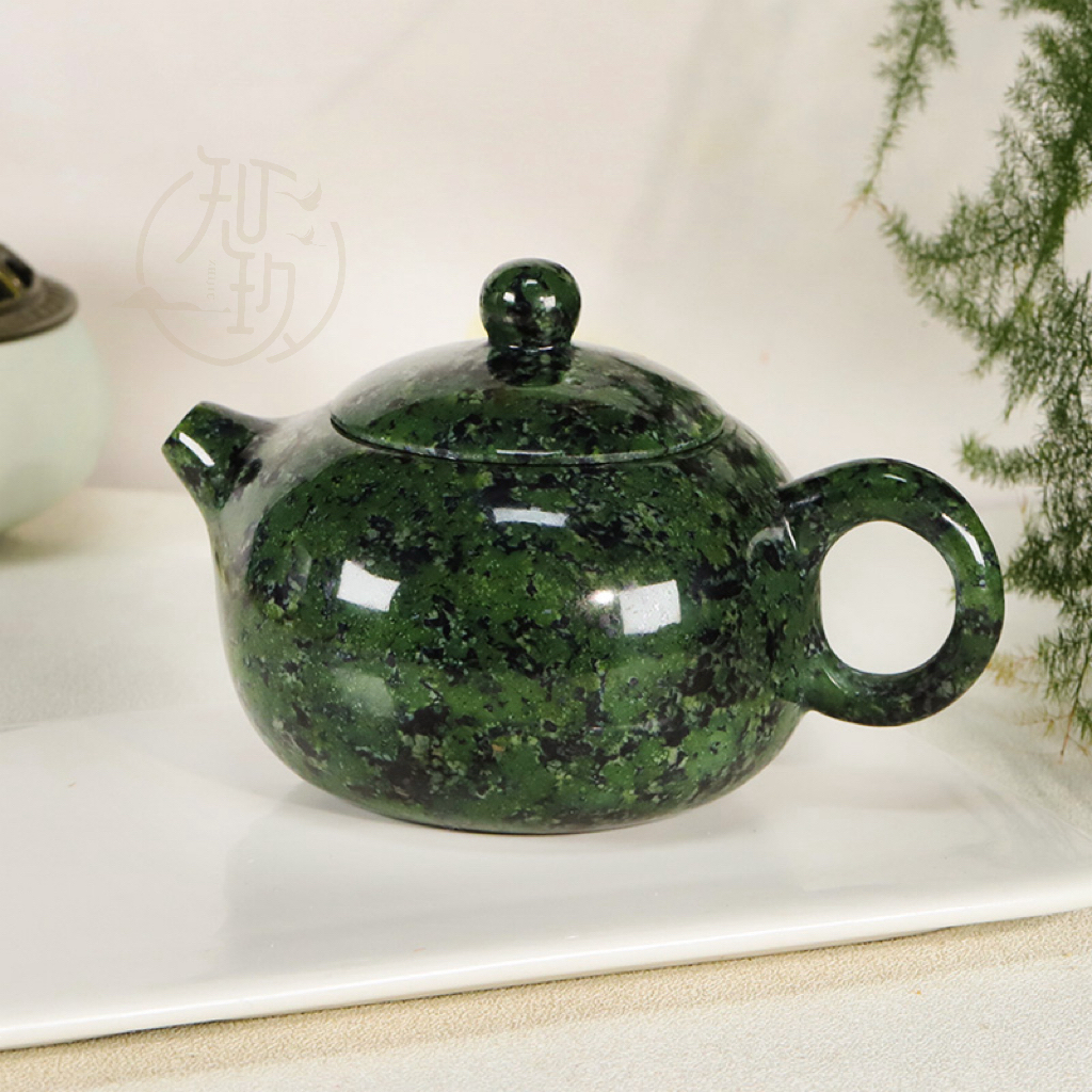 天然西藏药王石茶壶器皿杯具泡茶藏玉强磁水杯西施壶 多样性发货