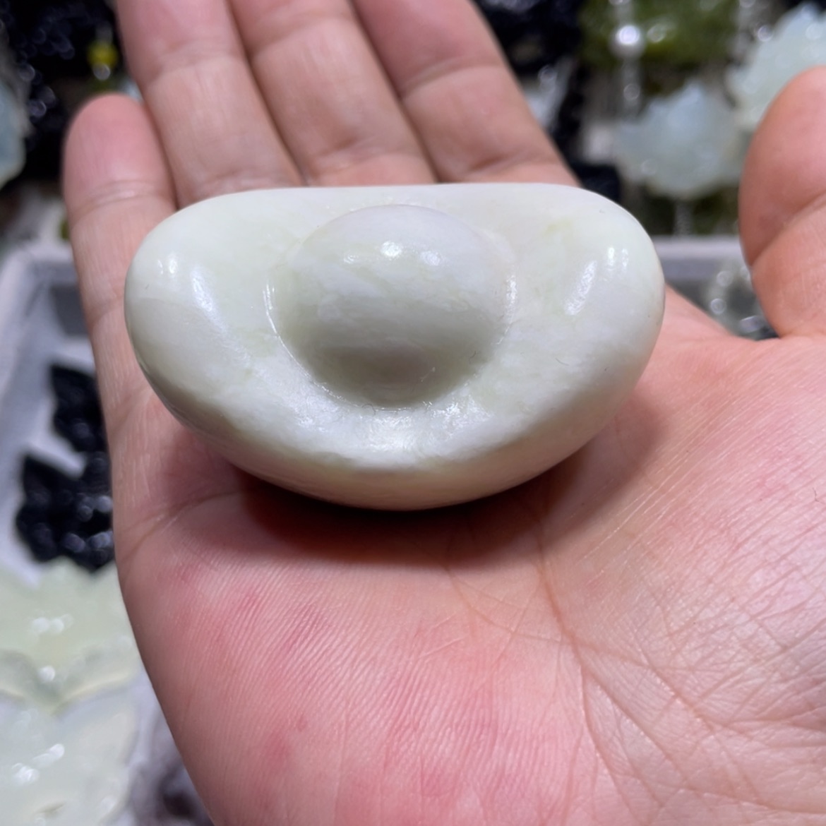 【闪购商品】岫玉颈饰未镶嵌赛*28手把