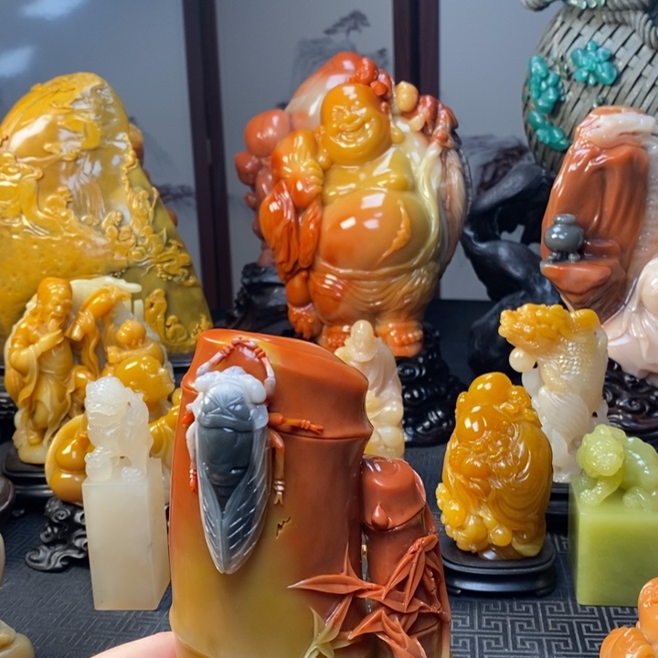 S***r寿山石印石寿山石雕刻