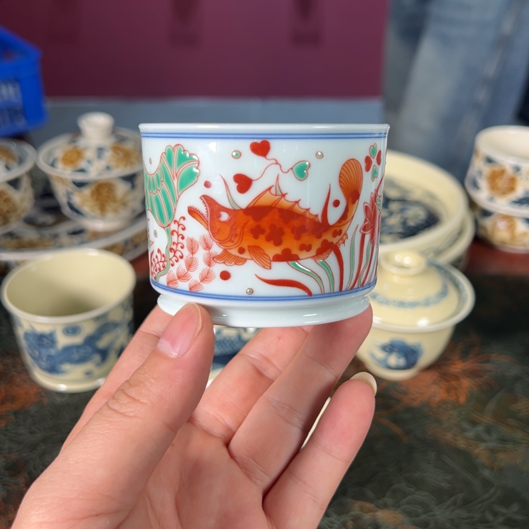 杯景德镇手绘陶瓷