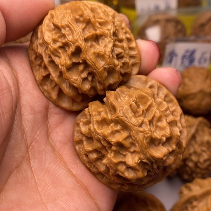 文玩核桃把件42苹果