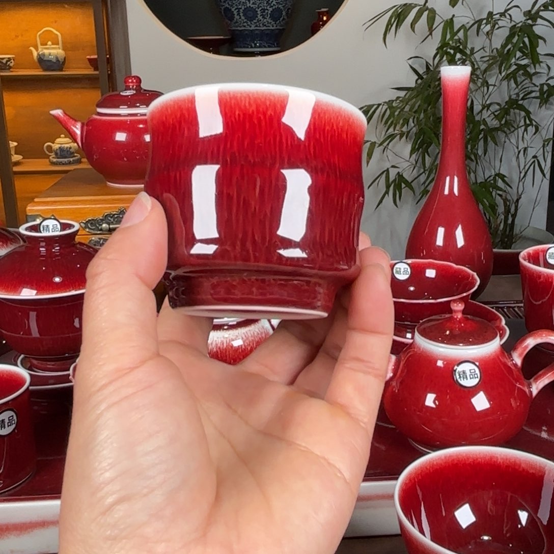 杯景德镇原矿郎红杯