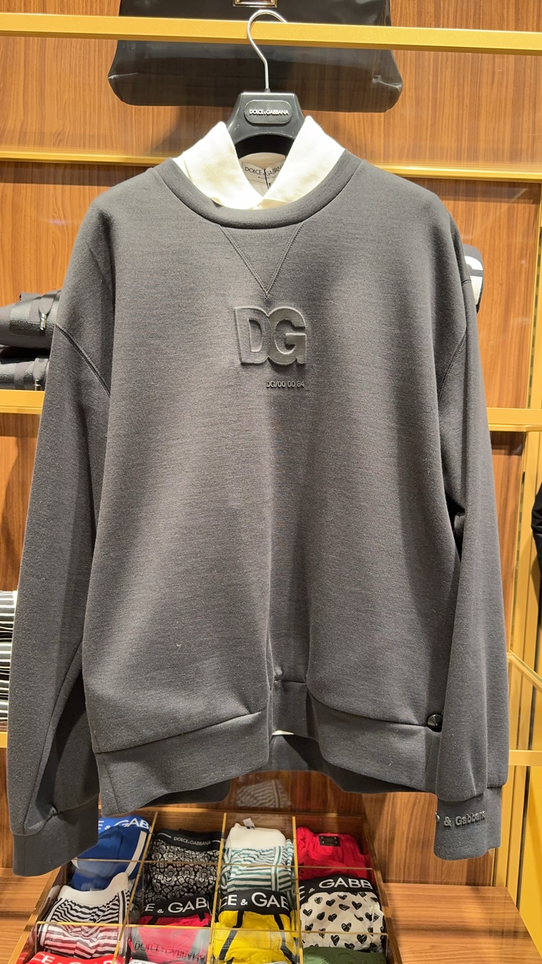 奥莱【珊珊意大利】D......G 男士针织衫毛衣