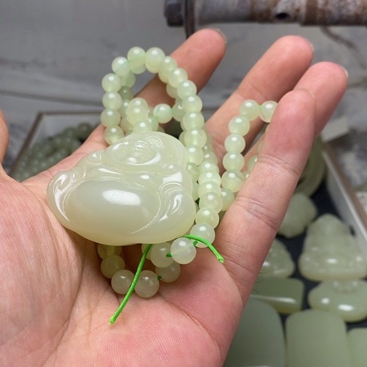 宁青海各尔木时尚佛公108珠链