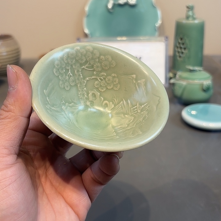 瓷片龙泉青瓷福利青瓷