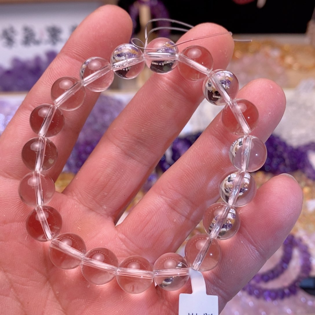 水晶手链未镶嵌白水卡10