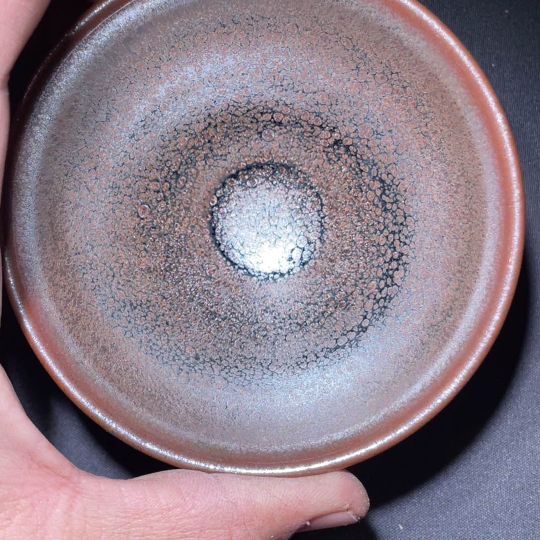 茶盏龙窑柴烧老黄甄选47