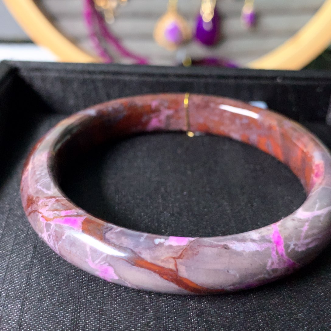 苏纪石（舒俱来）未镶嵌手镯