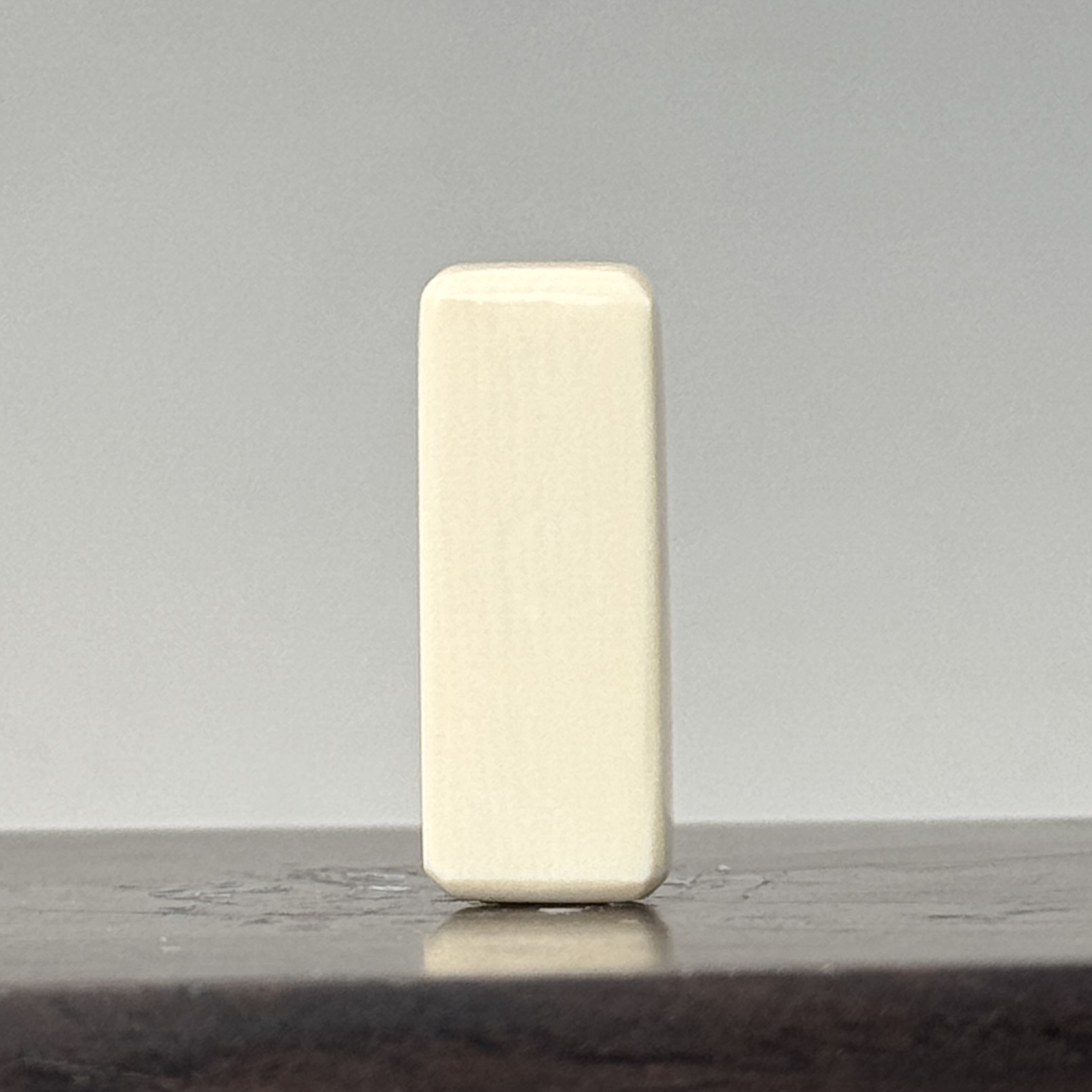 DEZHI/德志25*9*8mm3g一字三通天然猛犸牙C876【默认打三通孔】