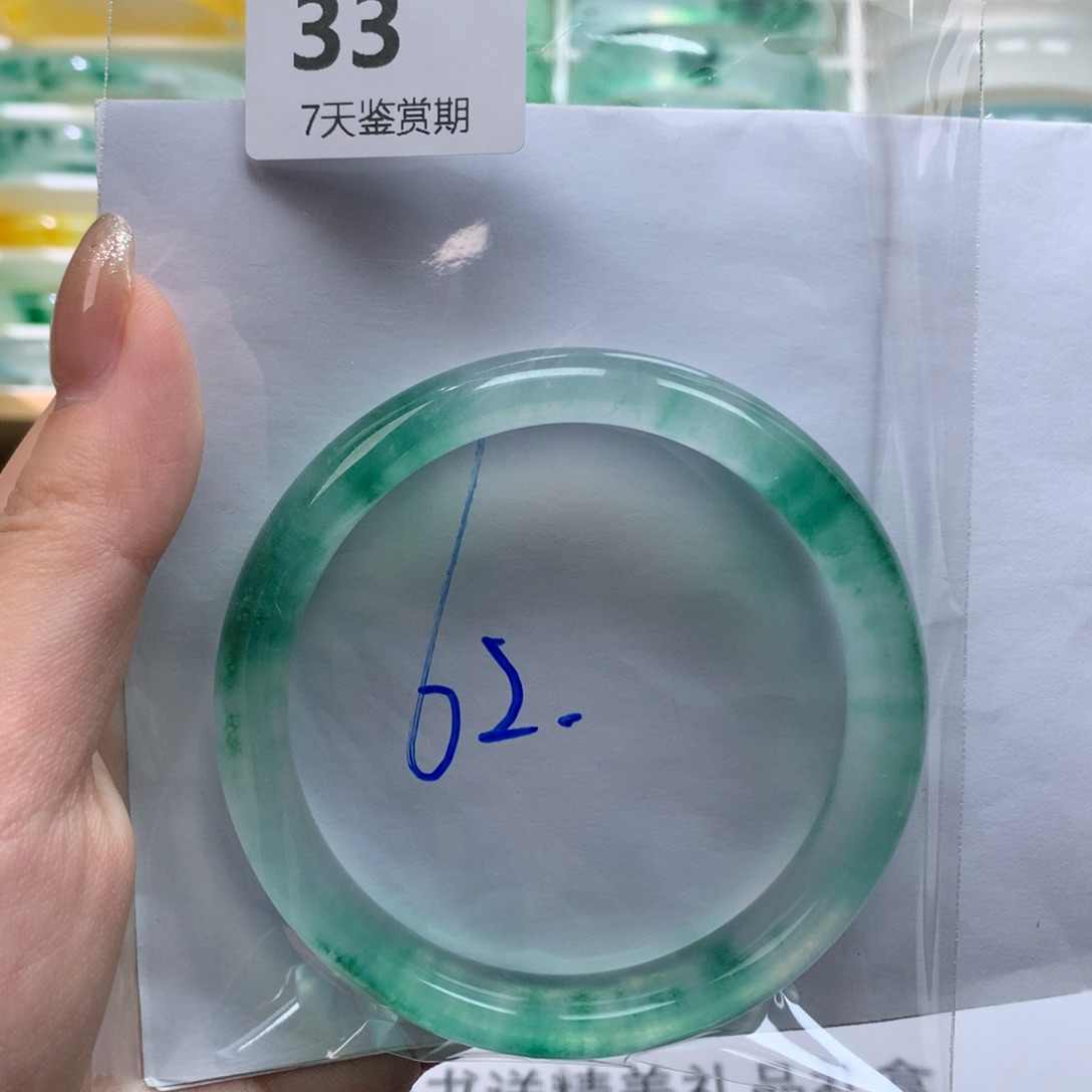 七***7石英质玉未镶嵌手镯文玩珠宝手镯莉莉33