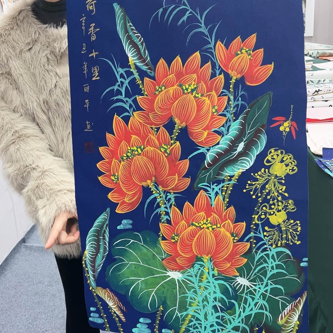 国画宣纸国画纯手绘作品