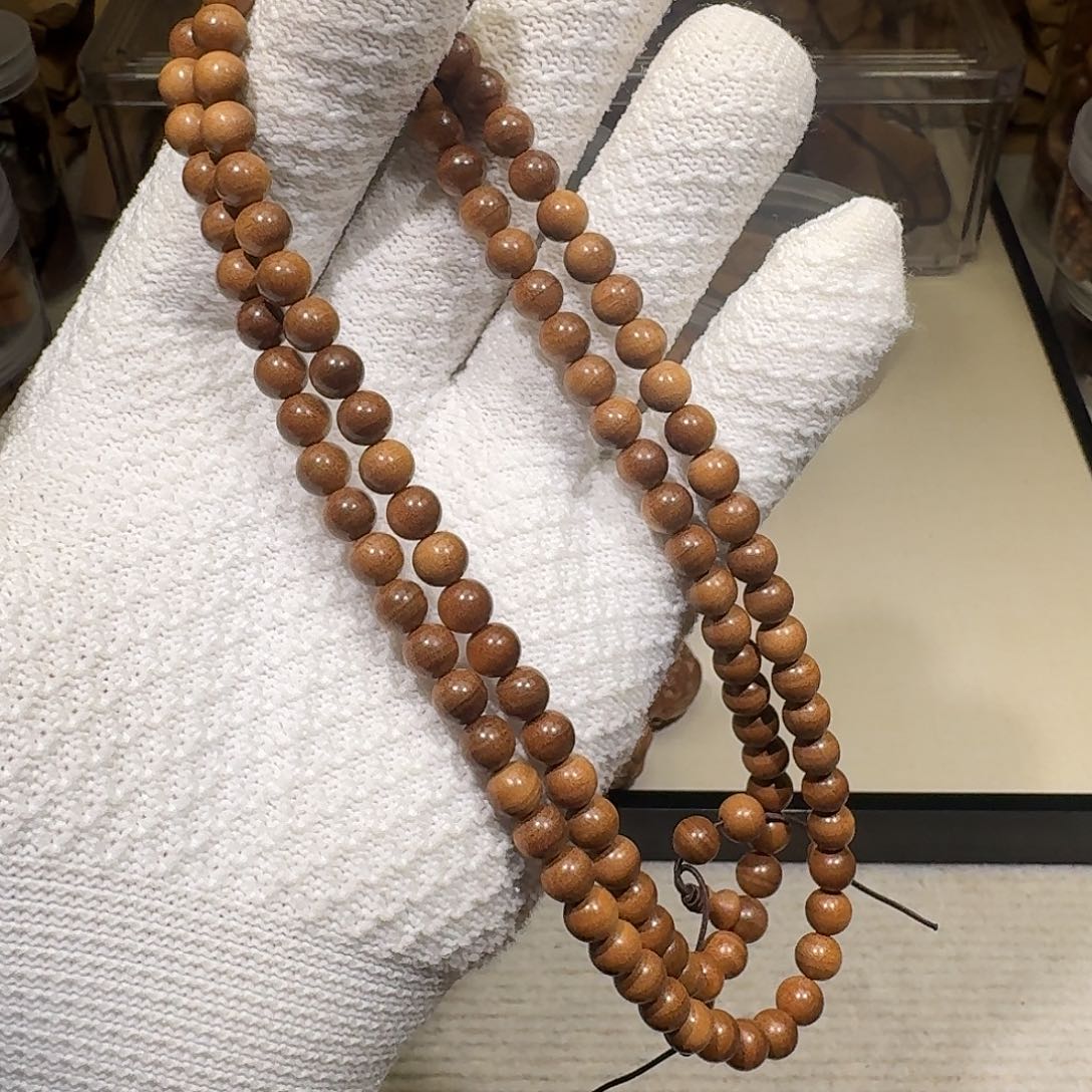 手串/手链檀香木焦糖0.7横纹