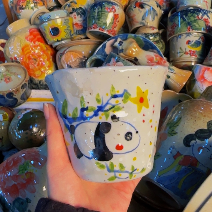 瓷片景德镇陶瓷手工手绘