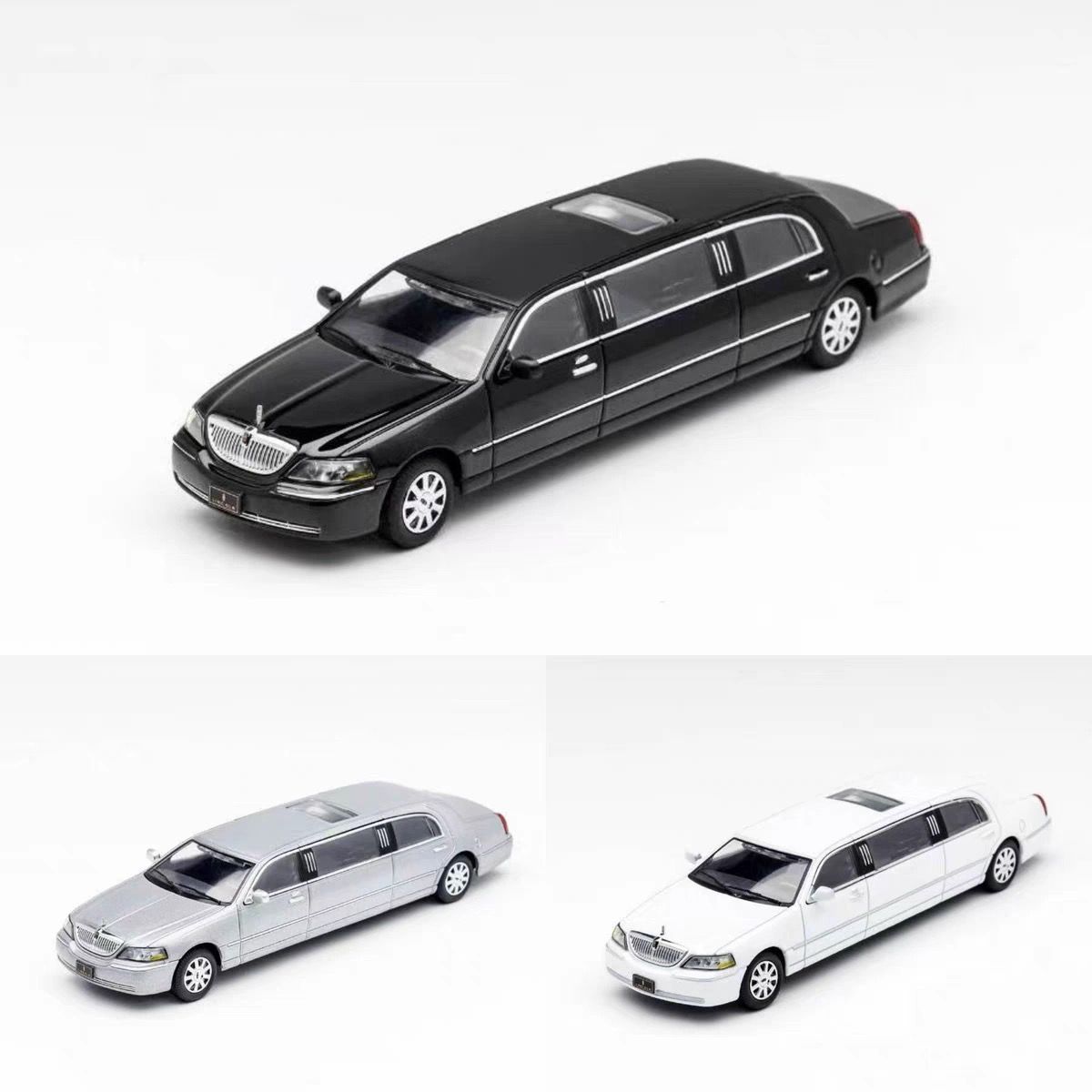 GCD 林肯加长版 Lincoln 合金车1:64小比例仿真汽车模型收藏摆件
