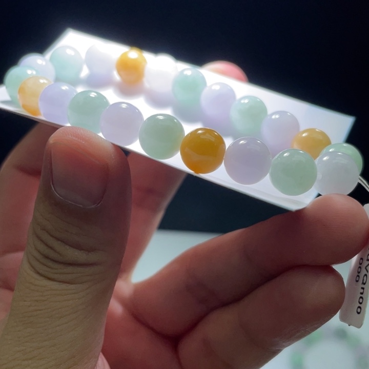 未镶嵌手链翡翠翡翠卡9.5