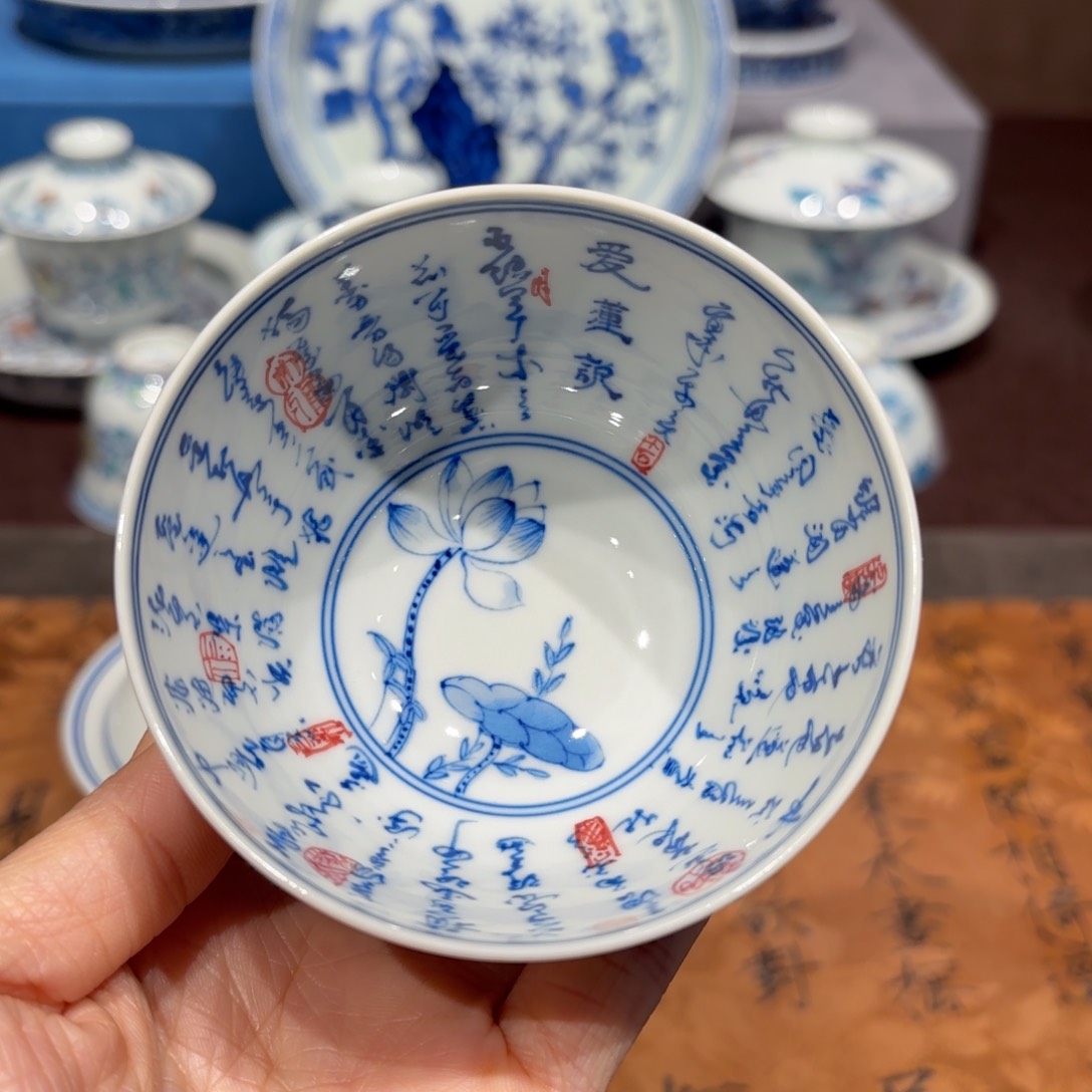 瓷片景德镇纯手工手绘