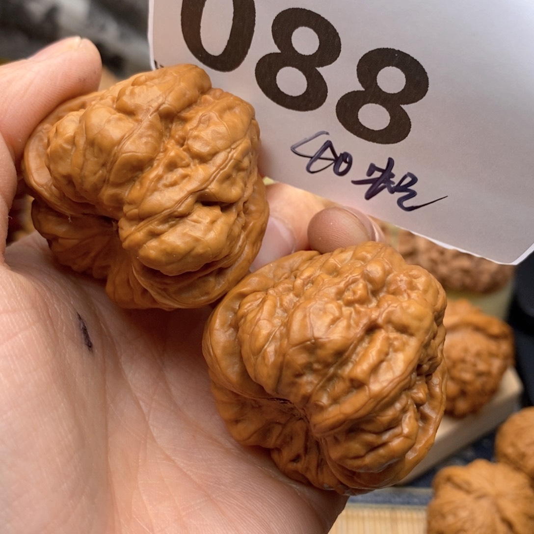 文玩核桃把件088号40蛙