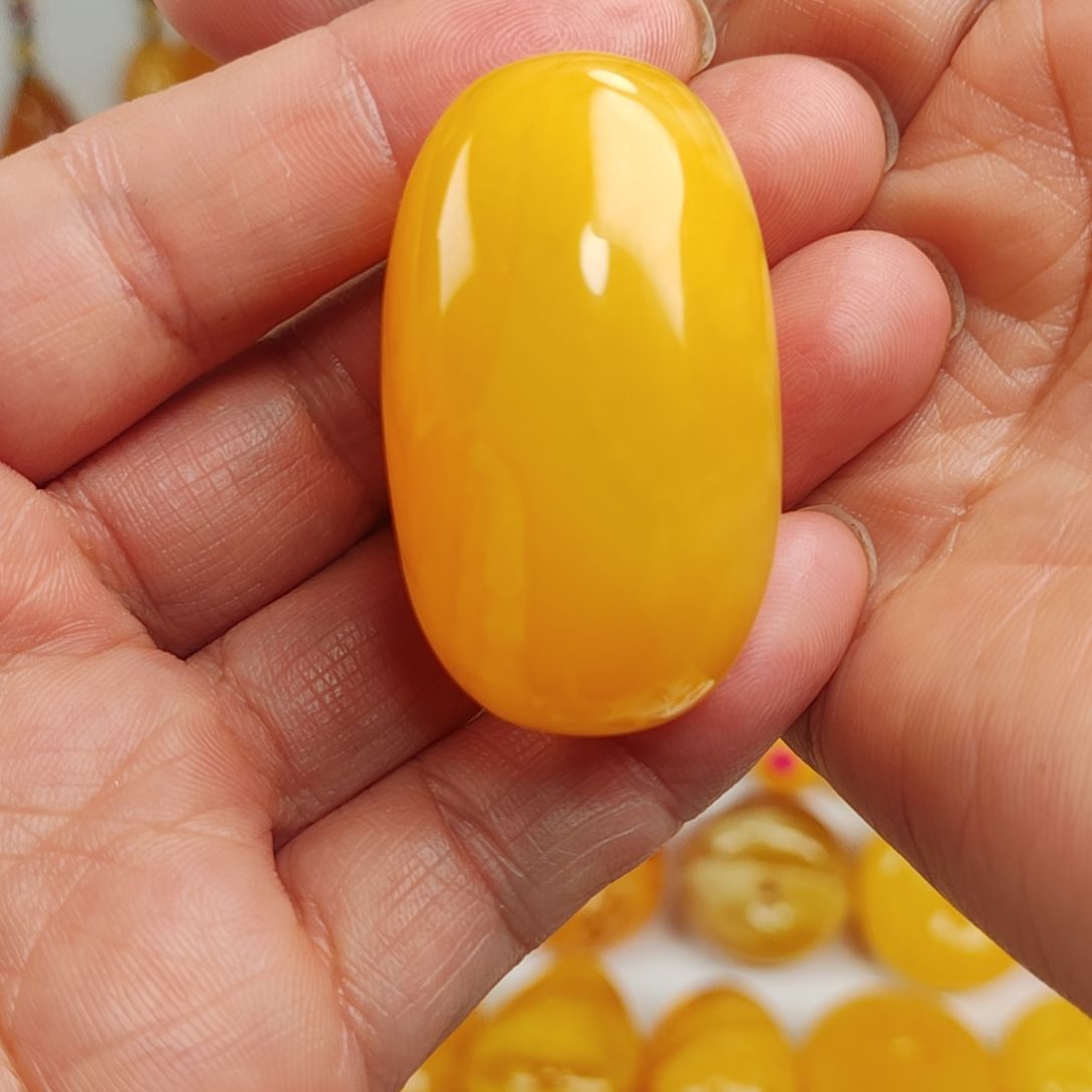 未镶嵌蜜蜡吊坠(赠链)