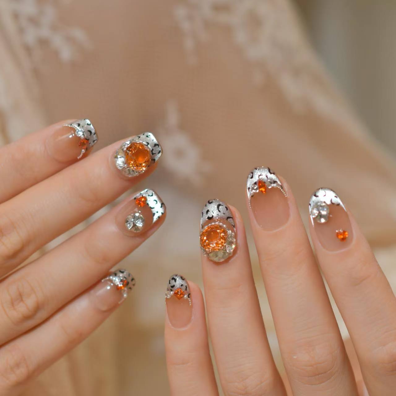 设计师款@【辣娜】寇丝妮 纯手工穿戴式美甲