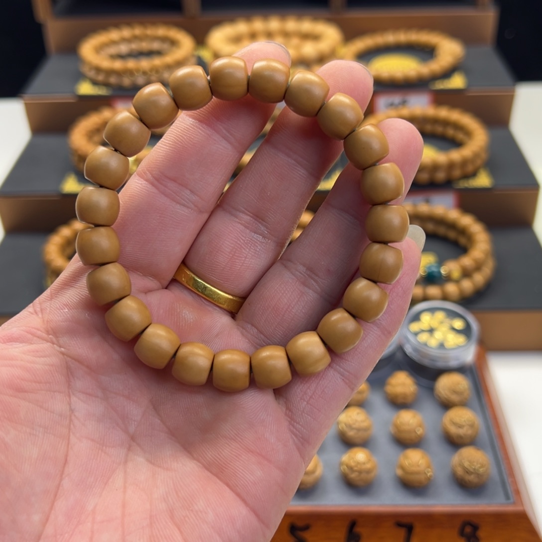 猴头核桃手串微微瑕直切3号